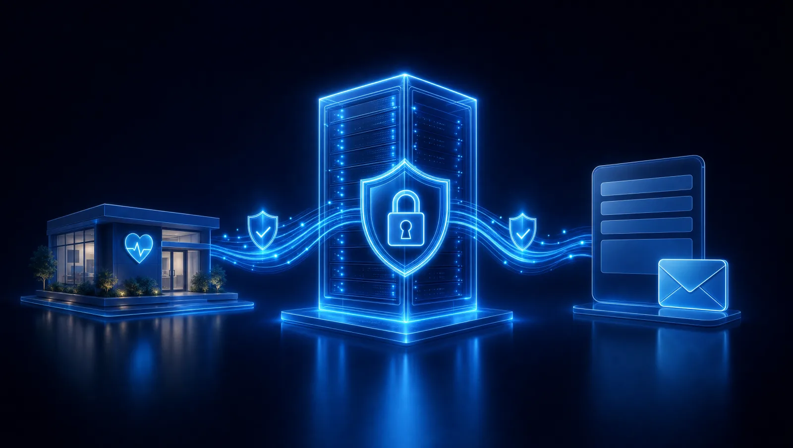 Titelbild: Hosting für Arztpraxen: Datenschutz, AVV, Serverstandort und sichere Formulare