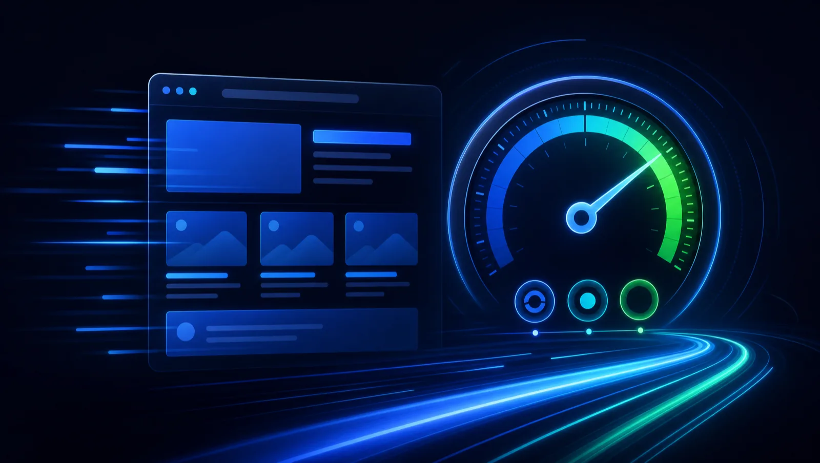 Performance factors of Next.js: the Turbopack bundler, automatic image optimisation via next/image and good Core Web Vitals as a ranking signal